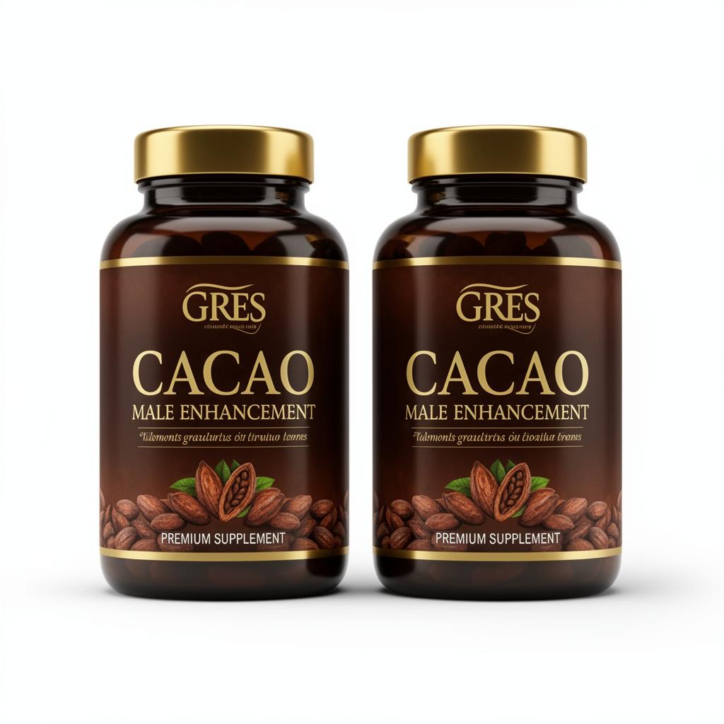 Gres Cacao Male Enhancement supplement bottles